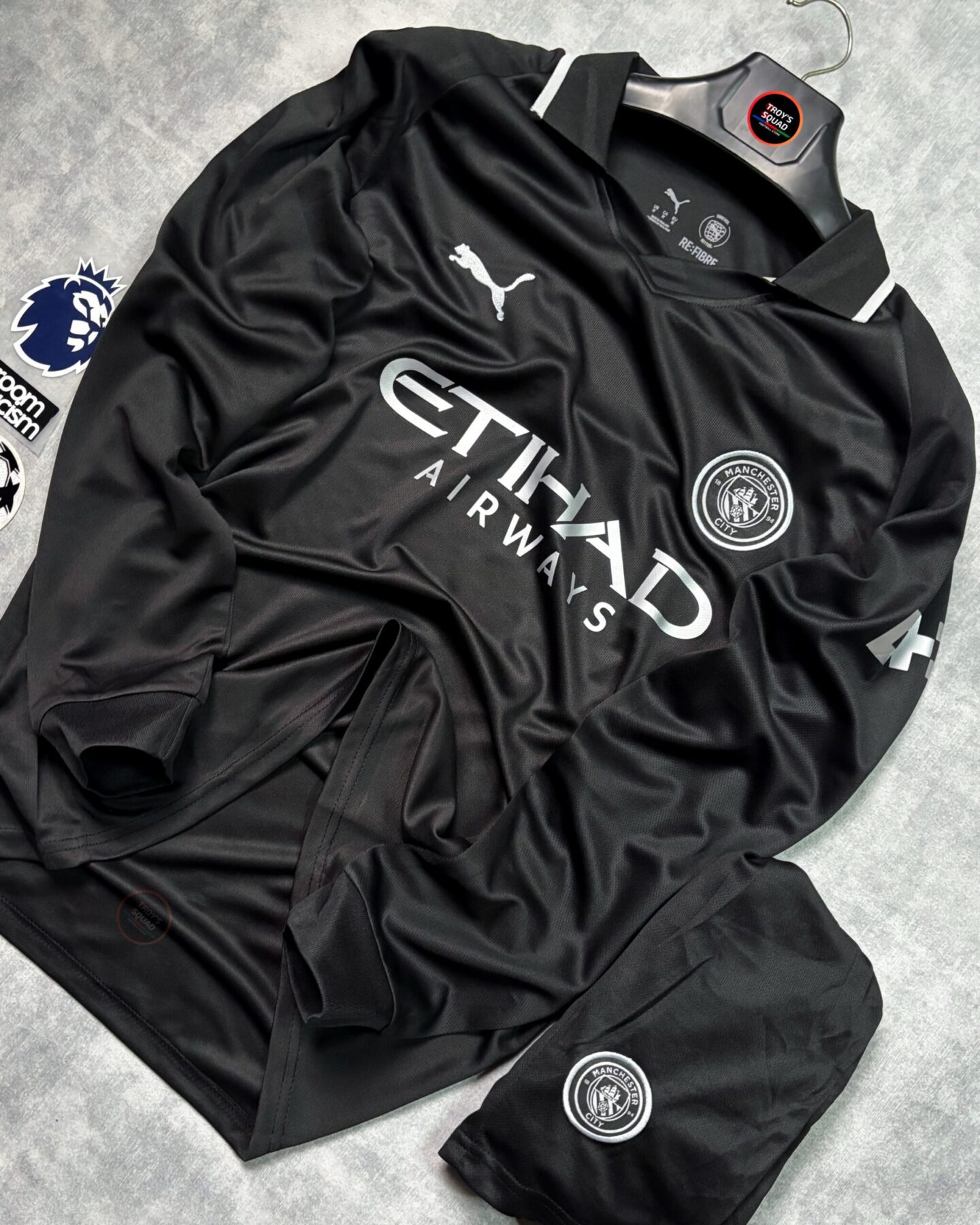 07ac7df9-ce4e-476a-9620-e773b7f0380e Manchester City Away Full Sleeve Set 2025/26 (with Shorts) - Image 1