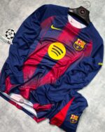 Barcelona Home Full Sleeve Set 2025/26 (with Shorts)