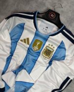Argentina Home World Cup Full Sleeve Set (with shorts + Patch) 2026 - Image 2
