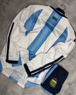 Argentina Home World Cup Full Sleeve Set (with shorts + Patch) 2026 - Image 4
