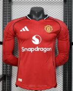 Manchester United Home Player Version Full Sleeve -25/26