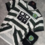 Kids Sporting CP Home Retro (with shorts)