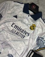 Kids Real Madrid White Dragon Home Kit -25/26 (with shorts) - Image 2