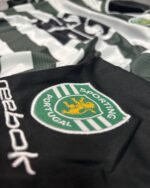 Kids Sporting CP Home Retro (with shorts) - Image 3