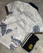 Kids Real Madrid White Dragon Home Kit -25/26 (with shorts) - Image 4