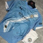 Kids Manchester City Home Kit-25/26 (with shorts)