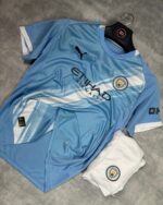 Kids Manchester City Home Kit-25/26 (with shorts)