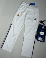 Argentina White and Black Stripe Track Pant World Cup- 2026