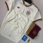 Spain Away World Cup 2026 Set Jersey- (with Shorts)