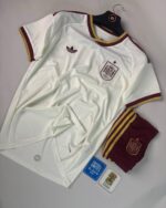 Spain Away World Cup 2026 Set Jersey- (with Shorts)