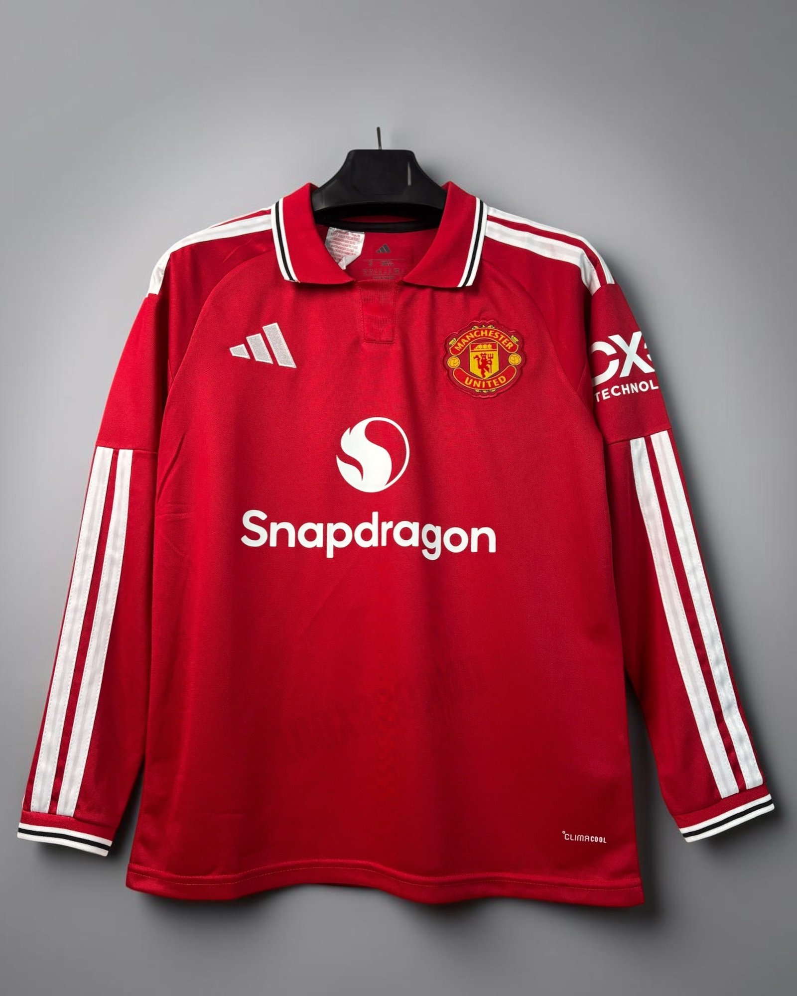 072347ba-79a0-4583-8b70-a2b41fb5d2f9 Manchester United Home Master Full Sleeve - 26/27 - Image 1
