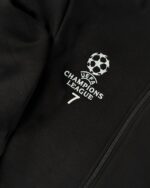 Real Madrid UCL-CR7 Cotton Fleece Unisex Zipper- Black - Image 3