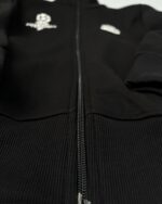 Real Madrid UCL-CR7 Cotton Fleece Unisex Zipper- Black - Image 5