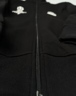 Real Madrid UCL-CR7 Cotton Fleece Unisex Zipper- Black - Image 5